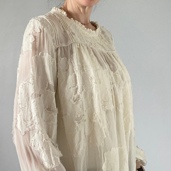 Wilfred Aritzia | Lourdes Blouse | White | size medium - Picture 2 of 13